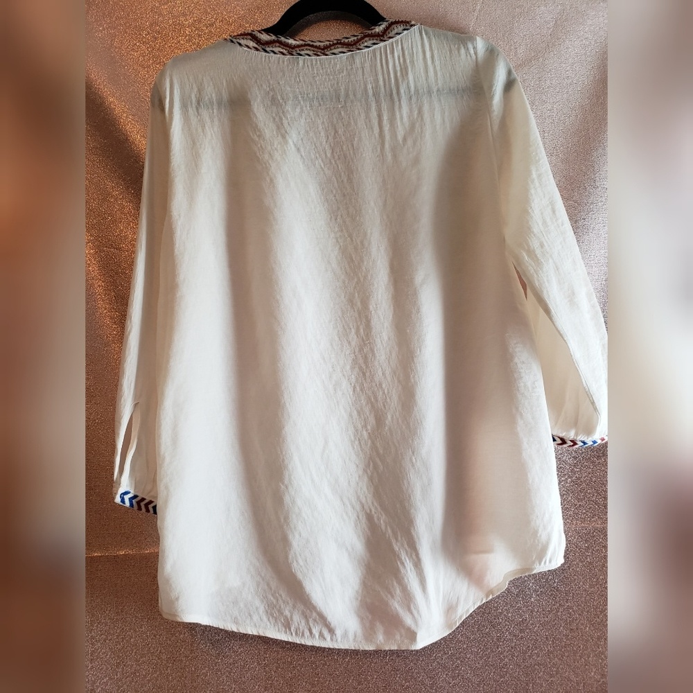 Zara Embroidered Tunic Small - Picture 7 of 8
